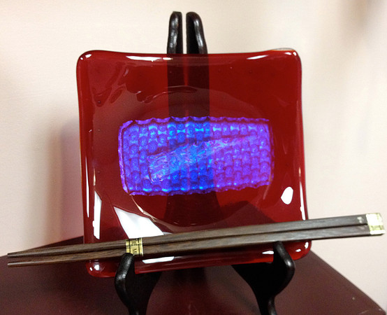 Dichroic Sushi Plate