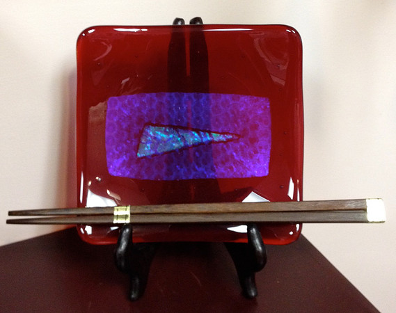 Dichroic Sushi Plate